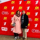 Главный редактор телеканала «О!» Анна Шнайдер и ведущий телеканала «О!» Саша Новиков