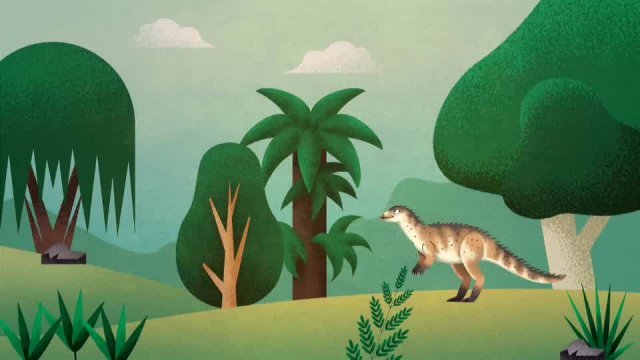 Динозавры. Ориктодромей Динозавры. Ориктодромей