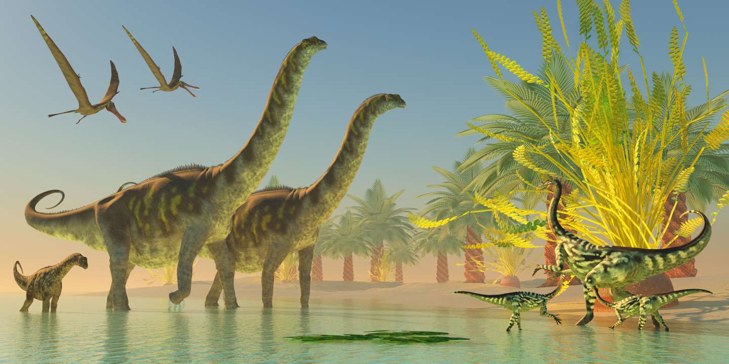 Аргентинозавры. Фото: Catmando/Shutterstock.com