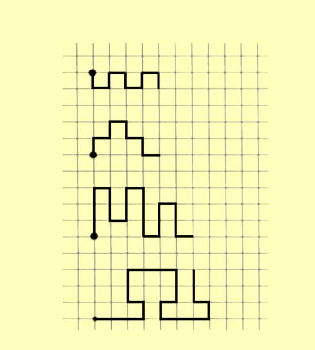 Пример графического диктанта 